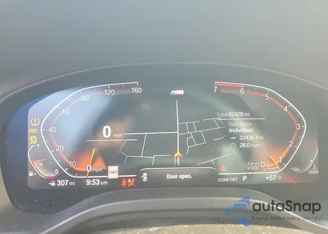 2020 BMW X3 xDrive30I z USA, uszkodzony, nr VIN 5UXTY5C04L9C01366